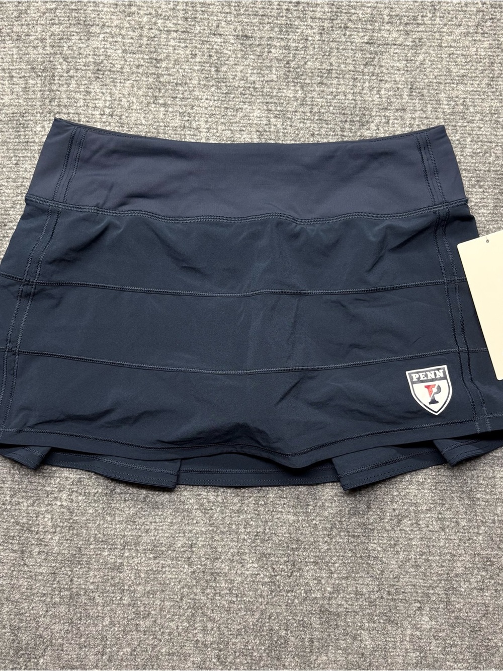 Lululemon Pace Rival MR Skirt Womens 6 True Navy UPENN LW8A78R Tennis Prep NEW